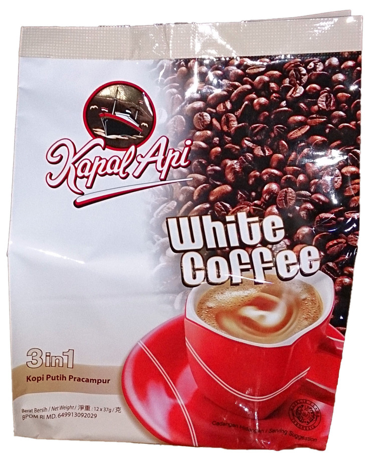 KAPAL API 三合一白咖啡,KAPAL API 3in1 White Coffee 玉凰國際貿易有限公司